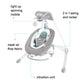 Ingenuity - Inlighten Soothing Electric Swing Cradle Lights Toys and Music - Adenzo Comfies