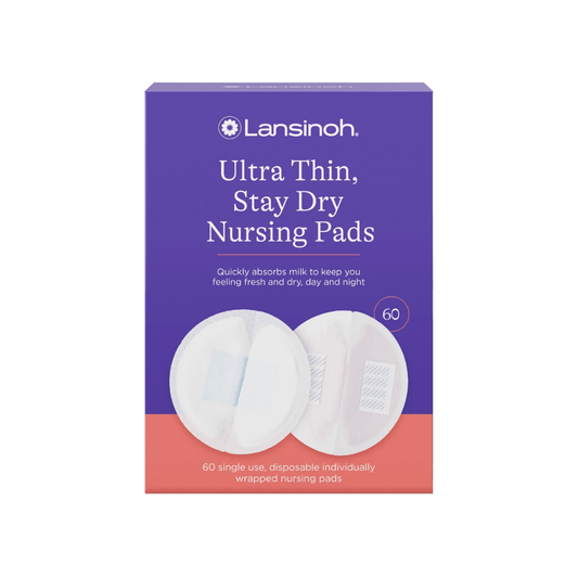 Lansinoh® Ultra Thin, Stay Dry Nursing Pads - Pack of 60. - Adenzo Comfies