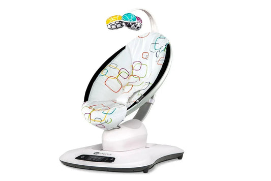MamaRoo Multi - Motion Baby Swing with Bluetooth, Adjustable Recline, and Soothing Sounds – Grey Classic Fabric - Adenzo Comfies