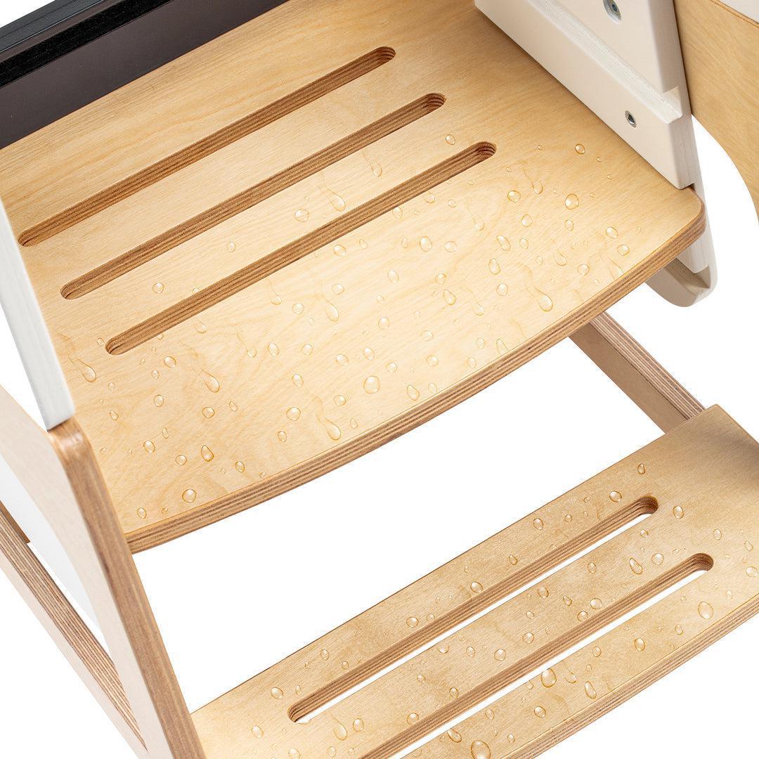 Maxi - Cosi Toucan Baby Learning Tower Wood, Montessori Toddler Step Stool, 18months - 150kg, Blackboard, Height - Adjustable Kitchen Helper, Converts into Desk+Stool, FSC® 100% Certified Wood, Natural Wood - Adenzo Comfies