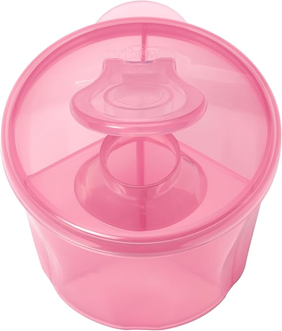 Dr. Brown’s Milk Powder Dispenser Blue – Portable Baby Formula Container with 3 Compartments, Easy - Pour Spout, Travel & Night Feeding Solution - Adenzo Comfies