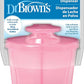 Dr. Brown’s Milk Powder Dispenser Blue – Portable Baby Formula Container with 3 Compartments, Easy - Pour Spout, Travel & Night Feeding Solution - Adenzo Comfies