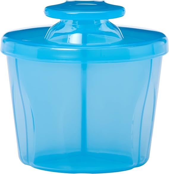 Dr. Brown’s Milk Powder Dispenser Blue – Portable Baby Formula Container with 3 Compartments, Easy - Pour Spout, Travel & Night Feeding Solution - Adenzo Comfies