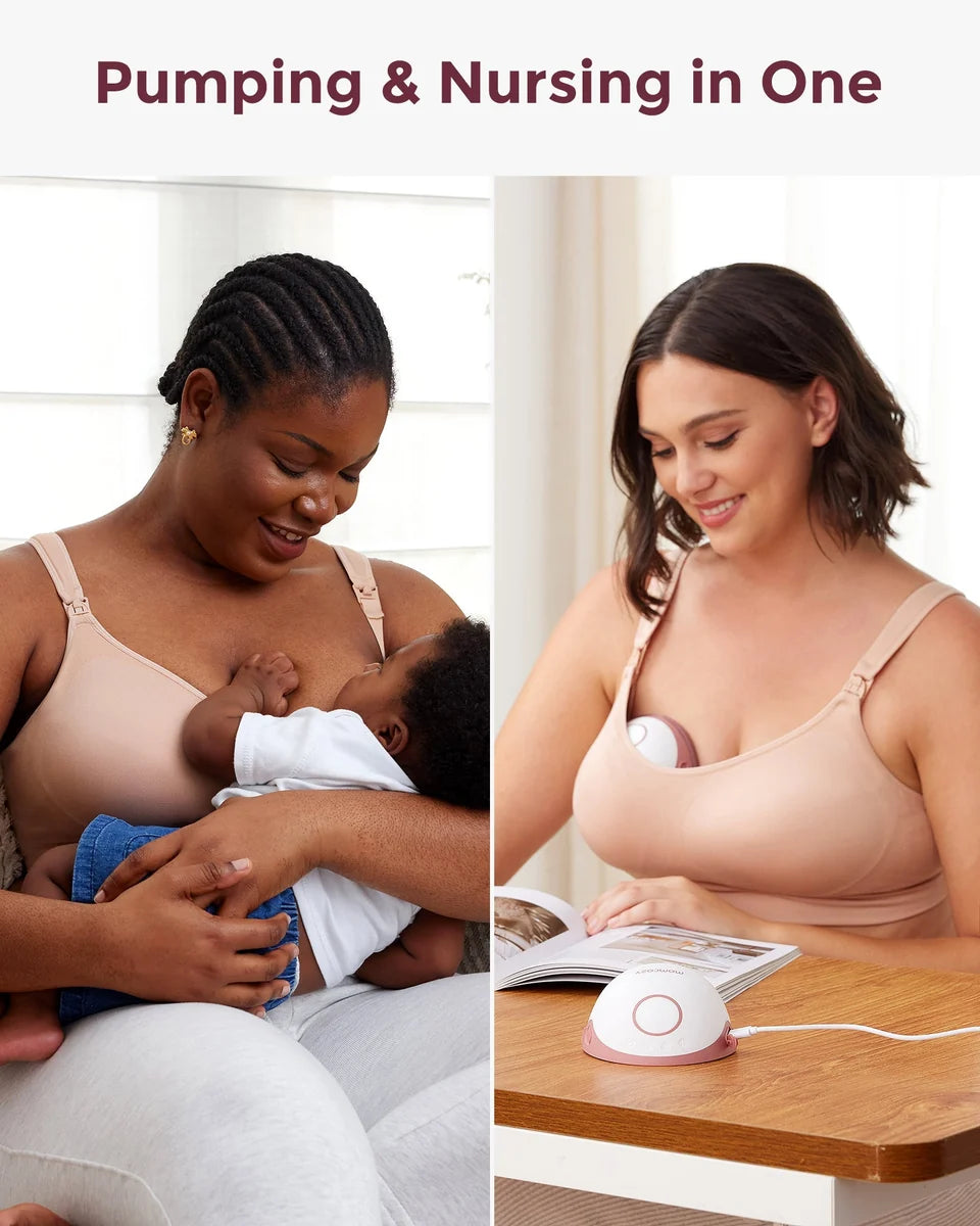 Momcozy 4-in-1 Hands-Free Pumping Bra.