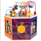 Multi Function 6 Sides Montessori Educational Mini Abacuse Maze Beads Kids Wooden Activity Cube Toy for Children. - Adenzo Comfies