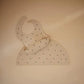 Mushie Silicone Baby Bib – Adjustable Fit Waterproof Bib – Black Daisy (SB) - Adenzo Comfies