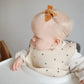 Mushie Silicone Baby Bib – Adjustable Fit Waterproof Bib – Black Daisy (SB) - Adenzo Comfies