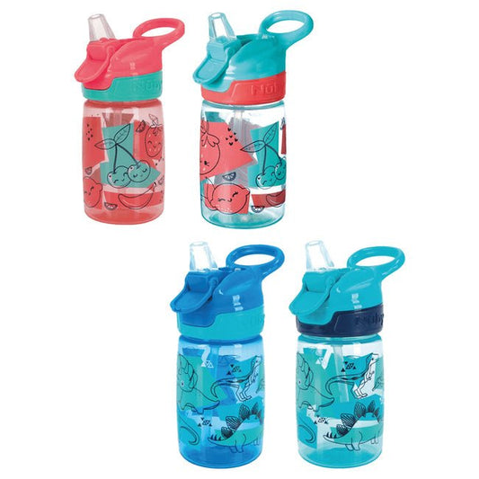 Nuby Incredible Gulp Sippy Cup (360ml) – No - Spill Toddler Water Bottle with Flip - Top Silicone Spout, BPA - Free, Easy - Grip Handle (18+ Months) - Adenzo Comfies