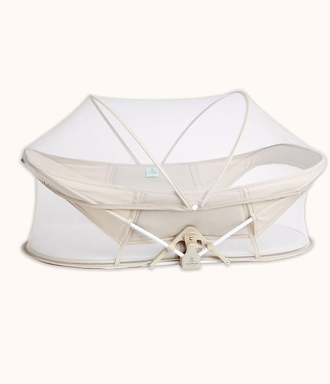 Baby Crib Folding Mosquito Protection Net Mesh Canopy – Portable Infant Bed Tent with Insect Repellent Cover, Breathable Safety Shield for Newborns and Toddlers - Adenzo Comfies
