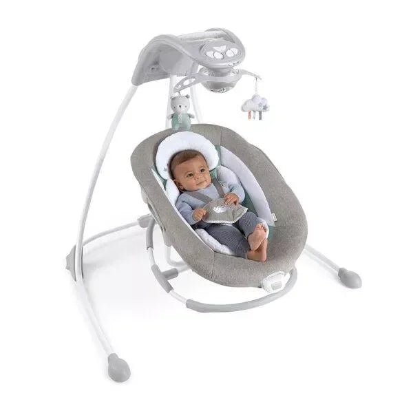 Ingenuity - Inlighten Soothing Electric Swing Cradle Lights Toys and Music - Adenzo Comfies