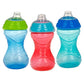 Nuby No - Spill Soft Spout Sippy Cup (10oz/300ml) – Leak - Proof Silicone Spout Trainer Cup for Babies 6+ Months, Easy Grip, Dishwasher Safe - Adenzo Comfies