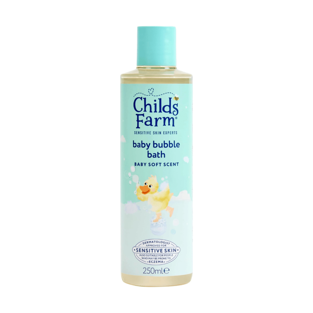 Childs Farm Baby Bedtime Bubble Bath, Baby Soft Scent | Gently Cleanses & Soothes | Suitable for Newborns, Kids & Adults with Sensitive & Dry Skin, 250ml - Adenzo Comfies