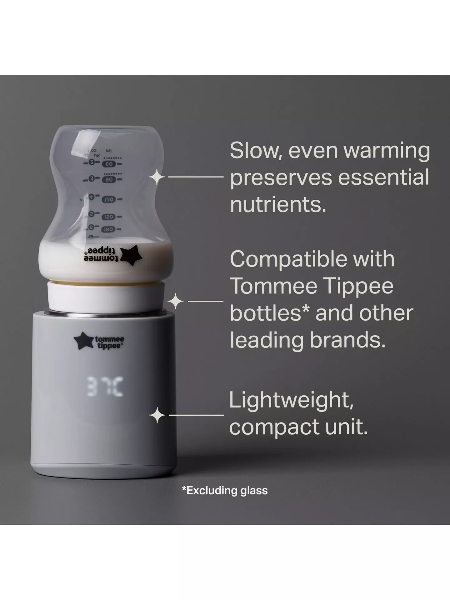 Tommee Tippee Baby Bottle Warmer - LetsGo Portable Solution for On-the-Go Feeding - Adenzo Comfies