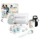 Tommee Tippee Feeding Set - Closer to Nature Complete Feeding Set with Electric Steam Steriliser, Bottle Warmer, Soothers & Bottles for Newborns - Adenzo Comfies