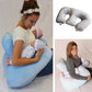 6-in-1 Twin Nursing Pillow for Breastfeeding – Multifunction Pregnancy & Baby Feeding Support Pillow with Washable Cover for Twins