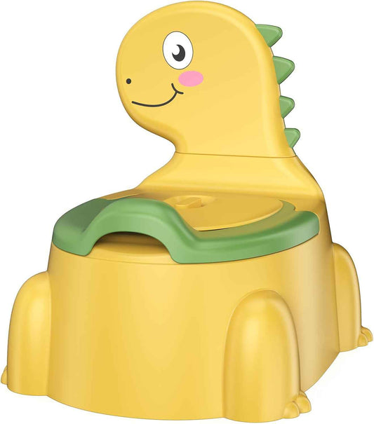 2-in-1 Toddler Potty Training Toilet Seat – Portable Baby Potty Chair with Splash Guard, Removable Bowl, Non-Slip Base (8 Months–6 Years)