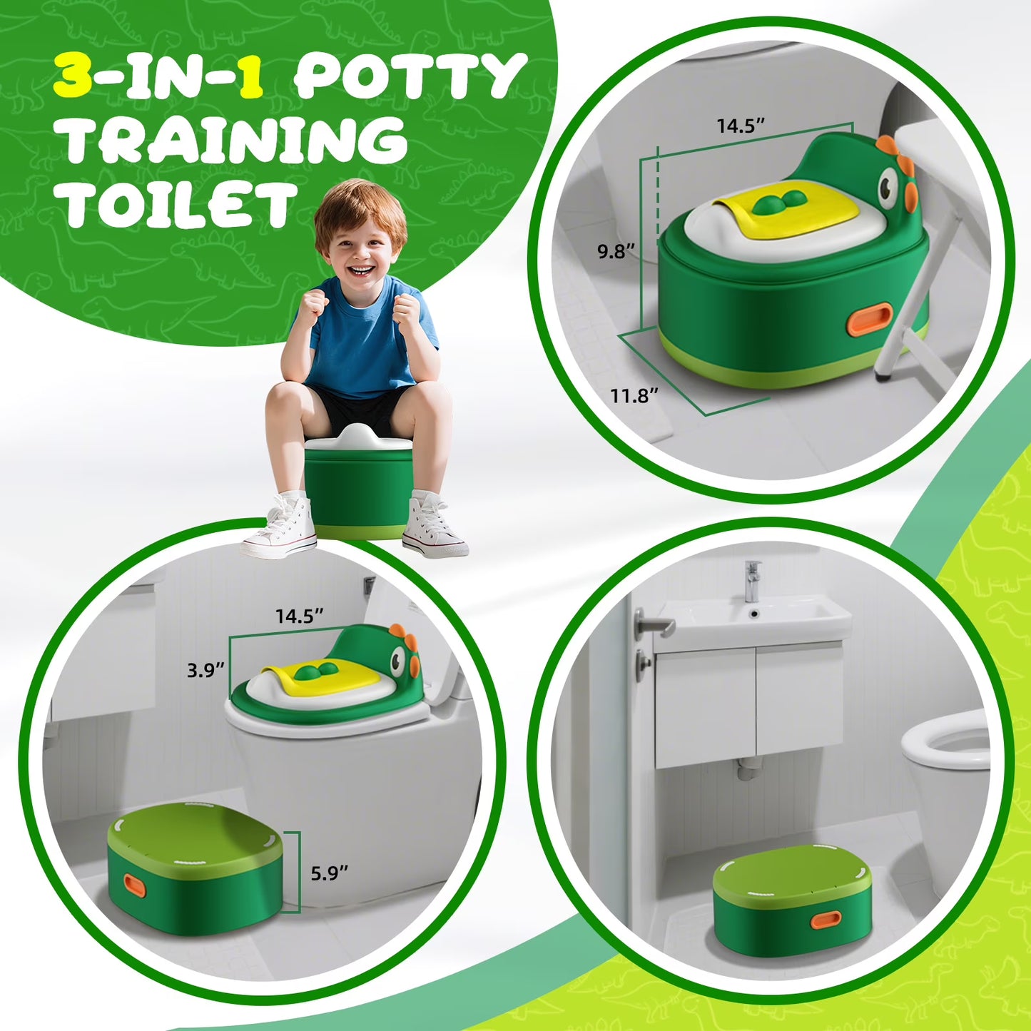 Baby Potty 2 - in -1 mixed colour.