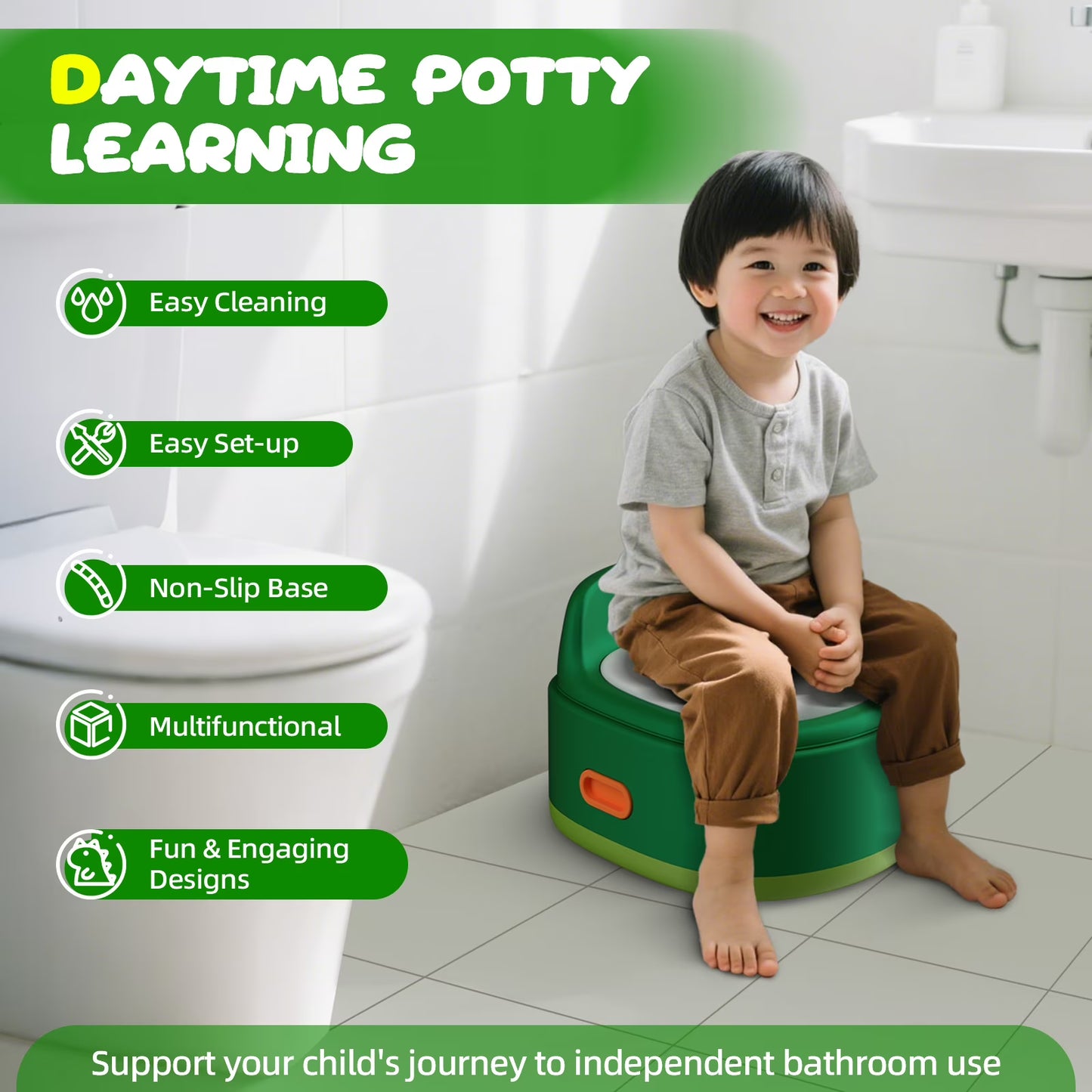 Baby Potty 2 - in -1 mixed colour.