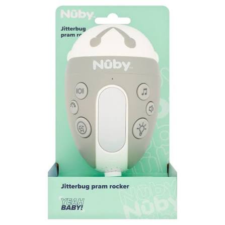 Nuby Pram Rocker Jitterbug Baby Vibration Sound Cry Sensor Universal Fit - Adenzo Comfies