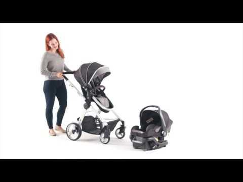 Babytrend GoLite Snap Tech Sprout Travel System - Phoenix Black - Adenzo Comfies
