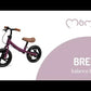 Momi BREKI Children's Balance Bike for Girls and Boys from 3 Years (Max. Body Weight 25 kg), Sturdy, Lightweight Metal Frame, 3 kg, Adjustable Saddle Height with Quick Release, Puncture-proof EVA - Adenzo Comfies