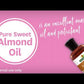 Natures Aid Sweet Almond Oil 150ml – 100% Pure Massage Aromatherapy Oil for Dry Sensitive or Irritated Skin – Vegan, Non-GMO, Gluten-Free – Hydrates, Soothes, Nourishes – Natural Skincare – Pack of 1