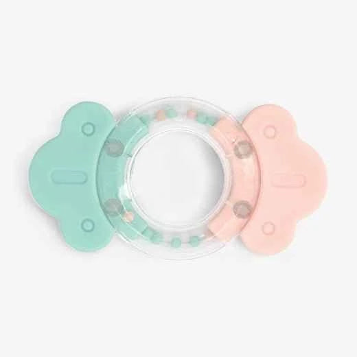Bonbon Pink Baby Rattle & Teether Toy