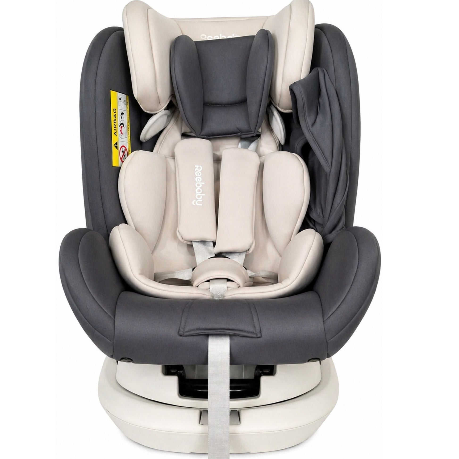 Reebaby 360° Rotating ISOFIX Car Seat (0–36kg) – All - in - One Adjustable Baby & Child Safety Seat - Adenzo Comfies