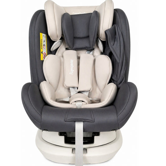 Reebaby 360° Rotating ISOFIX Car Seat (0–36kg) – All - in - One Adjustable Baby & Child Safety Seat - Adenzo Comfies