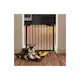 Safety Gate for stairs, adjustable , made of steel -Black.