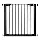 Safety Gate for stairs, adjustable , made of steel -Black.