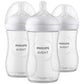 Philips Avent Natural Response Baby Bottle - 3 x 260ml Baby Milk Bottle for Newborns and Up, BPA Free, 3+ Months (Model SCY903/03
