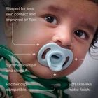 MAM Original Pure Eco Orthodontic Silicone Soother/Pacifier 16m+ Green Fox/Bunny - Adenzo Comfies