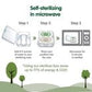 MAM Original Pure Eco Orthodontic Silicone Soother/Pacifier 16m+ Green Fox/Bunny - Adenzo Comfies