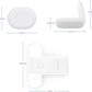 Ubbi Baby Safety Bundle, White | Safeguarding & Baby Proofing Set, Includes 36 Outlet Covers, 16 Table Corner Protectors & 2 Pinch Guards, Child Safety Kit. - Adenzo Comfies