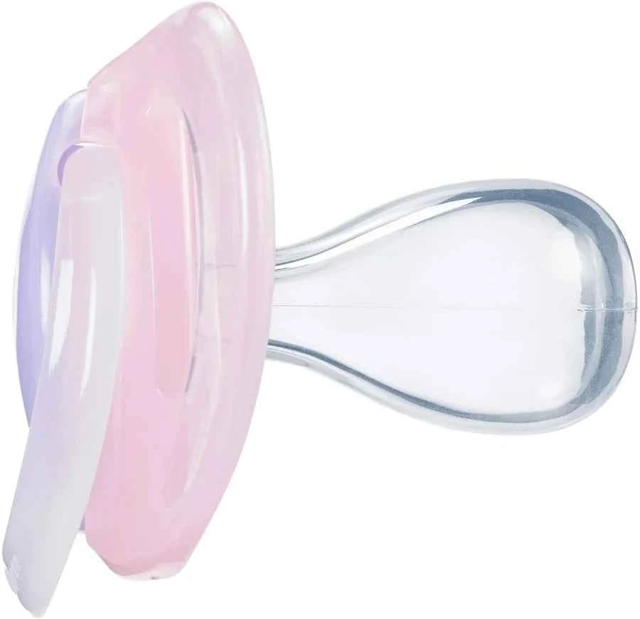Tommee Tippee Night Time , Symmetrical Orthodontic Design, BPA-Free Silicone, 18-36m, Pack of 2 Dummies