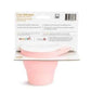 Munchkin C est Silicone! Collapsible Snack Catcher with Lid Coral - Toddler Food Cup.