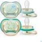 Philips Avent Ultra Air Nighttime Soothers - Orthodontic Design, for Babies 0-6 Months, Glow in The Dark, Soft Silicone Symmetrical Teat, BPA-Free, with Sterilizing Case, 2 Pack SCF376/18 - Adenzo Comfies