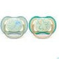 Philips Avent Ultra Air Nighttime Soothers - Orthodontic Design, for Babies 0-6 Months, Glow in The Dark, Soft Silicone Symmetrical Teat, BPA-Free, with Sterilizing Case, 2 Pack SCF376/18 - Adenzo Comfies