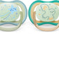 Philips Avent Ultra Air Nighttime Soothers - Orthodontic Design, for Babies 0-6 Months, Glow in The Dark, Soft Silicone Symmetrical Teat, BPA-Free, with Sterilizing Case, 2 Pack SCF376/18 - Adenzo Comfies