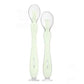 Kikkaboo Silicone spoons with suction cup 2pcs - Adenzo Comfies