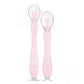Kikkaboo Silicone spoons with suction cup 2pcs - Adenzo Comfies
