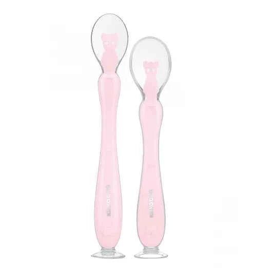 Kikkaboo Silicone spoons with suction cup 2pcs - Adenzo Comfies
