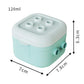 Transparent Stackable Portable BPA Free Food Grade Material Food Snack Container for Infant Baby Toddler Kids 120ml (4pcs) - Adenzo Comfies
