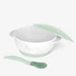 kikkaboo Suction bowl Mint/pink With heat sensing spoon - Adenzo Comfies