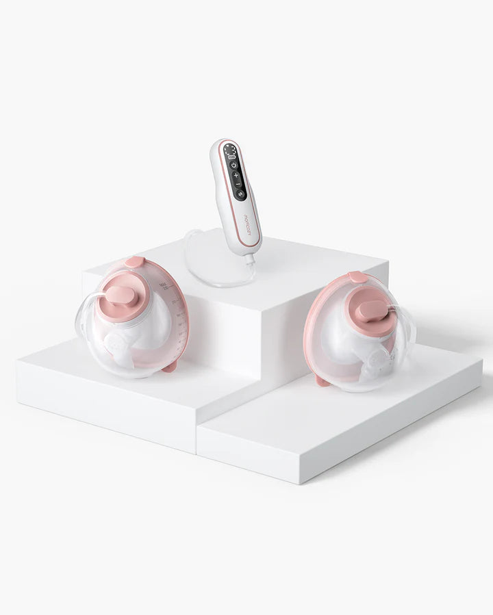 Momcozy Wearable Breast Pump V2 Pro Ultra-Lightweight, Double Electric Breast Pump Hands-Free & Portable Pump
