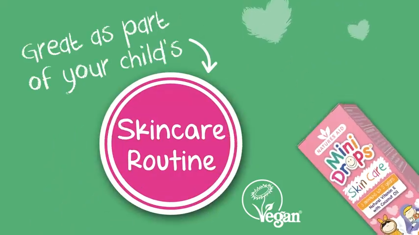 Natures Aid Mini Drops Vitamin E Skin Care - 30ml - Natural Daily Skincare Oil for Children 3 Months - 5 Years Supports Healthy Sensitive Skin - Easy-to-Use Spray for Babies Kids Toddlers Baby Massage