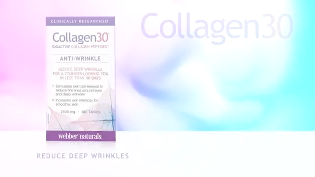 Webber Naturals Collagen30 Anti-Wrinkle, 2,500mg of Bioactive Collagen Peptides Per Serving, 180 Tablets, Helps Reduce Deep Wrinkles, Fine Lines & Stimulates Skin Cells, Non GMO, Dairy & Gluten Free