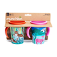 Munchkin Miracle 360 Wildlove Trainer Cup, 6 Oz, 2 Pack, Tiger/Rhino - Adenzo Comfies