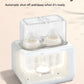 Grownsy 8-in-1 Baby Bottle & Milk Warmer with Timer, Dual Bottle Warming and Steam Sterilizer